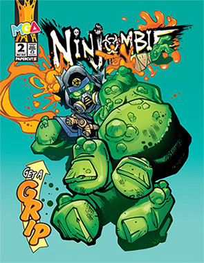 Ninjombie Digital Comic Book 2 Cover